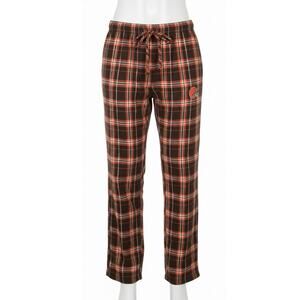 L Cleveland Browns Plaid Flannel Sleep Lounge Pajama Pants